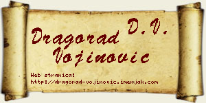 Dragorad Vojinović vizit kartica